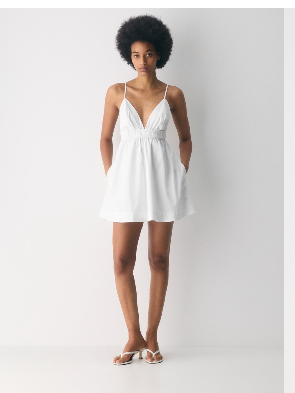 NWT Aritzia Encourage Poplin Mini Dress